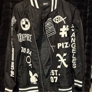 Dimepiece Black and White Kids Jacket